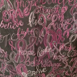 Scarf - beast cancer awareness.